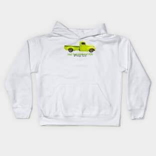 1947 International KB2 Pickup Truck Kids Hoodie